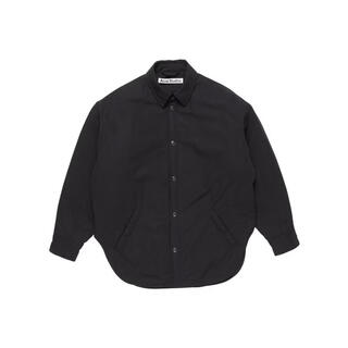 Acne studios men's jacket warm windproof cotton long sleeve spring and autumn casual jacket simple black one size | eu-46