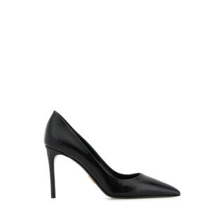 Prada ss26 light luxury women's black leather pumps black 20 | 37.5 it