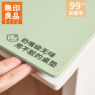 Muji eye protection children's desk pad student study special desk pad desktop protection pad 40*60cm matcha green