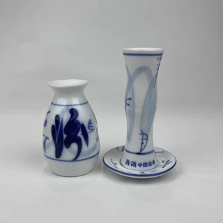 Yusenyi chinese wine set set ceramic wine cup wine glass wine dispenser three-piece set one cup one pot one saucer