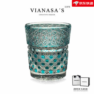 Vianasa svianasas jewelry edo kiriko cup whiskey glass gift wine glass light luxury glass jewelry edo kiriko cup gift box