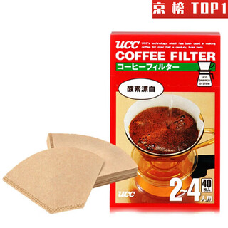 New product ucc (youshishi) coffee filter paper 40 pieces/box for 2-4 people silent default