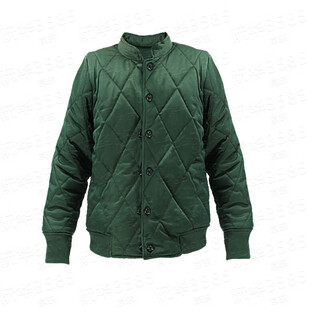 Cold area military green cotton-padded jacket, winter pine green single top, short cotton-padded jacket and trousers set, single cotton-padded jacket m 170/92 130jin jin is equal to 0.5kg within