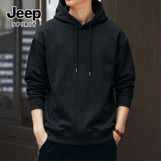 Jeep spirit jeep american trendy brand knitted casual hooded sweatshirt men's new wear-resistant anti-pilling jacket youth tops for men