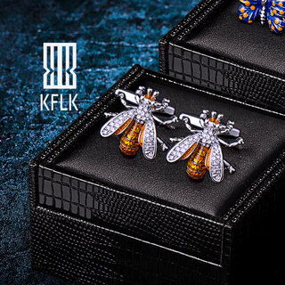 Kaflink (kflk) creative french shirt cufflinks men's custom shirt animal spider bee cufflinks cufflinks k195