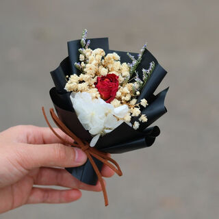 Car aromatherapy air outlet perfume everlasting dried bouquet car decorative ornaments air conditioning fragrance clip rose love letter no. 3