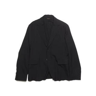 Acne studios men's suit warm anti-wrinkle polyester commuting business jacket simple black one size | eu-52