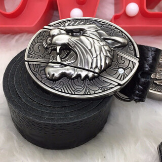 Export multifunctional knife leopard belt buckle head dragon head cow head animal cowboy personality hip-hop retro buckle leopard