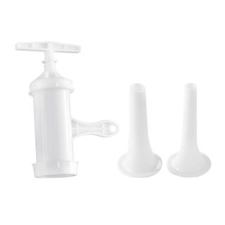 Tuojin german imported quality household manual small noodle machine old-fashioned river fishing machine hand-twisted noodle machine oatmeal noodle machine + 2 funnels (enema set)