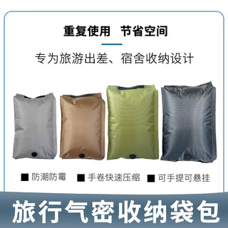 Wings vacuum compression bag storage bag clothes down jacket travel luggage suitcase for business trips special portable without pumping black grid + electric pump package 1 large size