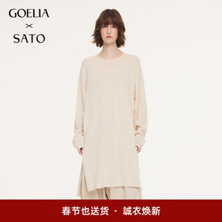 Gloria sato joint series new spring product loose h-type (including box type) woolen fabric 1f2l5j39a 05w off-white one size f