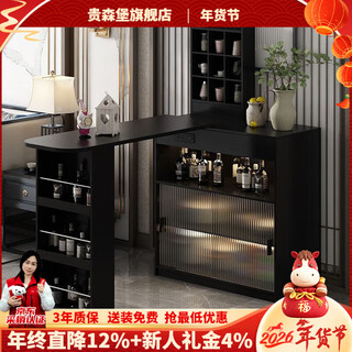 Guisenbao sideboard solid wood cream style home island dining table living room balcony partition cabinet small apartment sideboard storage cabinet fully equipped single bar