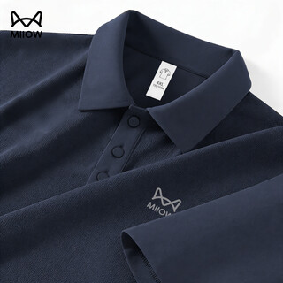 Miiow ice silk quick-drying polo shirt for men 2026 spring and summer new t-shirt short-sleeved high-end men's sports tops casual wear