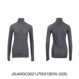 Jil sander sweater zipper turtleneck blended pullover sweater for women (jil sander women's sweater) jsj40gc0021j70021bdw (028) xs