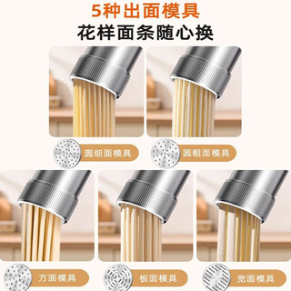 Tuojin imported high-quality noodle machine from germany, fully automatic household handheld electric noodle press machine gun, multi-functional small river fishing machine, pure copper motor + 5 kinds of noodle grinding tools + cutter + sausage maker