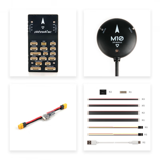 Holybro pixhawk6c flight control px4 drone model vertical fixed wing multi-axis intelligent cruise flight control standard set + pm02 + m10gps new pixhawk6c (plastic shell)