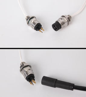 Micro waterproof cable joint connector watertight plug underwater male and female butt wet plug connector mcbh 3 core 10a7/16 standard