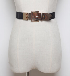 Fashion wholesale punk elastic belt high-end metal thin belt for women with dress girdle medium size