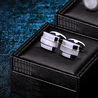 Kflk shell french shirt cufflinks for men, light luxury custom shirt cuff buttons, metal cufflinks cufflinks k097