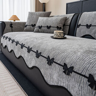 Fantasy sofa cushion winter fixed cushion seat cover yadie + gray package 3 four seats plus concubine (90x90+90x180+