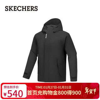 Skechers neujahrsgeschenkjacke 2025, winter, warme kapuzenjacke, winddichte jacke für damen und herren, p425u019