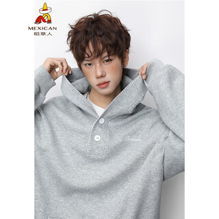 Scarecrow american hand-stitched contrasting color hooded sweatshirt for men spring new letter embroidered hoodie loose casual couple jacket floral gray ow8030 m