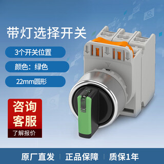 Phoenix-selector switch-pht22-s31d-gn/pt20/gn pht22-s31d-gn_pt20_gn