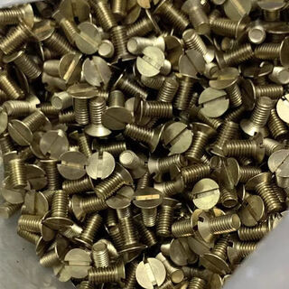 He jiagong gb68 copper slotted countersunk head screw countersunk head slotted screw bolt m4m5m6m8m10m12m14m16 m2x41000 only
