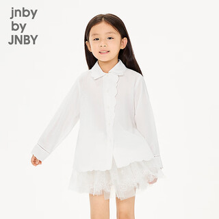 Jnby by jnby new jiangnan buyi children's shirt 26 spring girls 1q3213390 105/semi-bleached 100cm