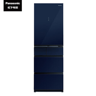 Panasonic multi-door refrigerator 435l air-cooled frost-free inverter refrigerator nano water ion sterilization automatic ice machine nr-e452sx-a app intelligent iot automatic ice making nr-452sx-a 435l deep sea blue