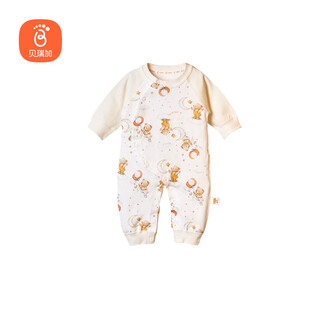 Babyprints baby jumpsuit, newborn pure cotton rompers, soft harem long-sleeved all-season underwear for men and women, full print 73