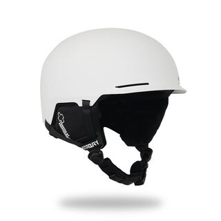 Lanke ski helmet windproof and anti-knock helmet unisex snowboard helmet comfortable and warm novice helmet white ski helmet l