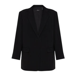 Theory xierrui women's suit commuting versatile long sleeve lapel workplace daily jacket simple black one size |p/s