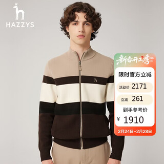 Hazzys men's winter men's sweater sheep wool cardigan men's abyzd0acd03