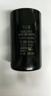 Ground grinder compressor 300vac film starting capacitor 330vac300-360uf300-360mfd 300/330v 62-70uf 46x86