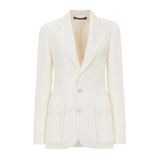 Ralph lauren ralph lauren women's jacket warm anti-wrinkle workplace commuting suit simple white one size | us-6