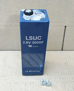 Customized car starting power supply, original super farad capacitor 90% new, single unit withstand voltage 2.8v 3000f, single unit 2.8v 3000f