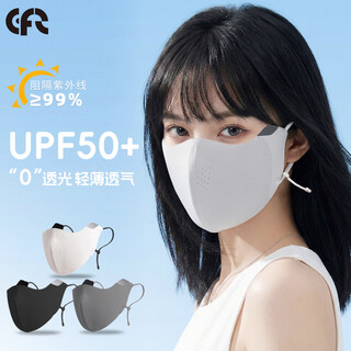 Efz ice silk sun protection mask for women summer uv protection sun shade cycling breathable three-dimensional eye protection full face sun protection mask