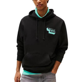 Tommy hilfiger tommy hilfiger men's sweater warm and comfortable cotton recycled daily casual jacket trend 26 new black one size | m