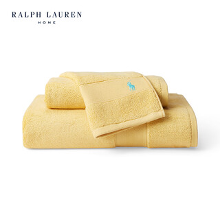 Polo ralph lauren 26 spring pony embroidered cotton towel rl81583 700-maize yellow 700-maize yellow/bath towel (120 65cm)