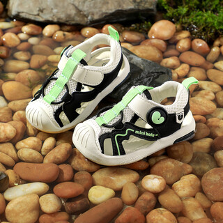 Minibala children's shoes, boys' sandals, summer new baby and toddler breathable toddler shoes, girls' versatile fashionable beach casual shoes