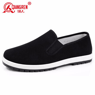Strongman one-legged cloth shoes jihua 3515 beijing cloth shoes men's low-top breathable casual shoes work shoes casual style 40