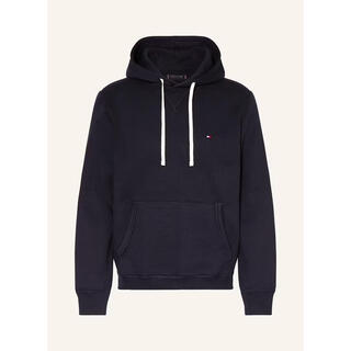 Tommy hilfiger tommy hilfiger men's sweatshirt warm and comfortable cotton dark blue daily casual jacket simple 26 new style black one size | m