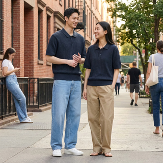 【京东直采】纯羊毛衫POLO领绞花男短袖针织衫毛衣26春夏新款 深灰 L 175/92A