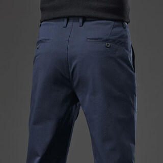 K-boxing men's light luxury cotton casual pants men's spring 2025 new summer thin men's straight loose work pants 3318b navy (summer) thin section 40