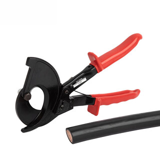 Hejiangong tools hs-520a ratchet cable cutter manual mechanical cable scissors insulated gear bolt cutters hs-520a