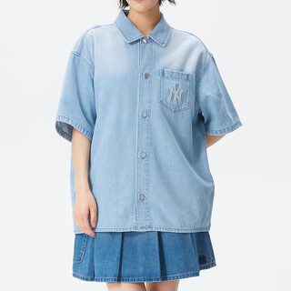 Mlb official unisex short-sleeved shirt 26 spring new fashion versatile t-shirt top 3adrb1063 new york yankees/blue it is recommended to take a smaller size xs 160/84a