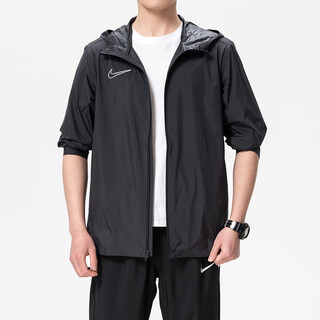 Nike (nike) official store hooded quick-drying loose casual jacket men's top running fitness training student comfortable jacket ix6960-010 s