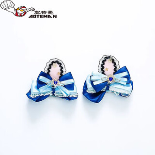 Ultraman zootopia rabbit police officer clothes judy spring clothes children's lolita 2025 new spring and autumn girls skirt blue (hair clip) 130 cm