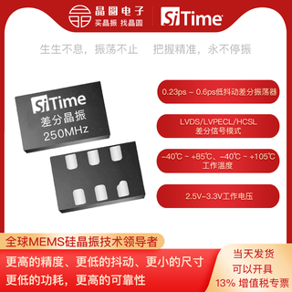 250mhz low jitter differential crystal oscillator sit9122/sit9367 lvds/lvpecl/hcsl official stock 0.23ps 7050 100+ hcsl
